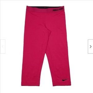NIKE Pro Dri-Fit Fitted Capri Leggings Pants 5808E1M